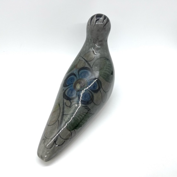 Vintage Mexican Folk Art Pottery Tonala Bird - Picture 6 of 13